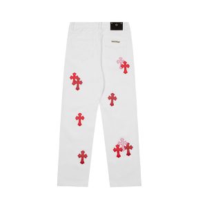 CH Red White Jeans
