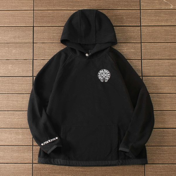 Chrome Hearts Black Plain Hoodie
