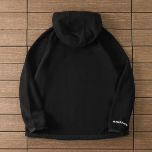 Chrome Hearts Black Plain Hoodie