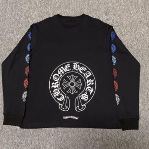 Chrome Hearts Horseshoe Long Sleeve T-shirt