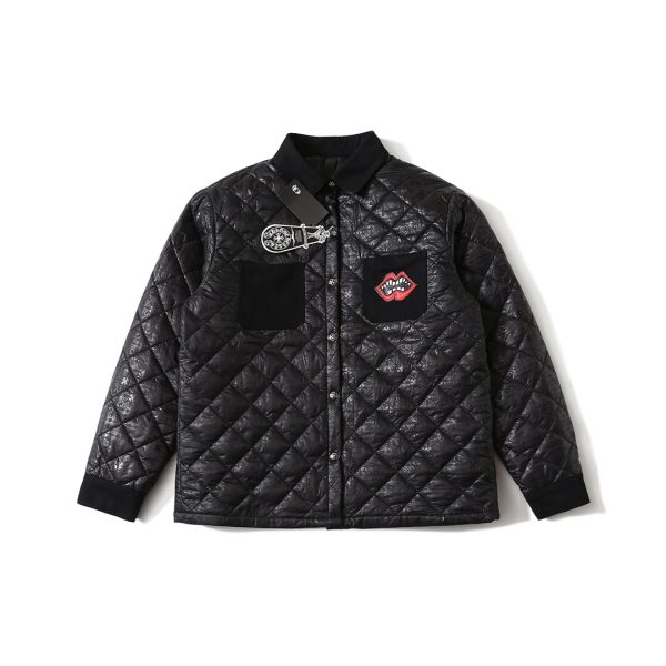 Chrome Hearts Quilted Leather Jacket