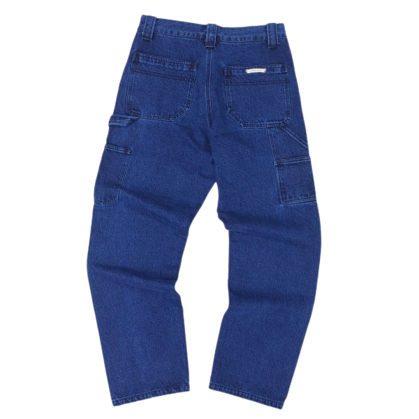 Chrome Hearts Regular Men Dark Blue Jeans